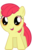 Size: 5000x7600 | Tagged: safe, artist:danton-damnark, edit, editor:slayerbvc, vector edit, apple bloom, earth pony, pony, g4, absurd resolution, accessory-less edit, female, filly, missing accessory, simple background, solo, transparent background, vector