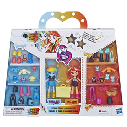 Size: 1500x1500 | Tagged: safe, rainbow dash, sunset shimmer, equestria girls, g4, my little pony equestria girls: better together, fashion squad, female, irl, photo, toy