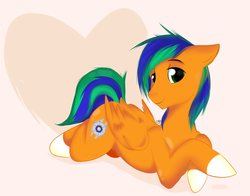 Size: 3070x2407 | Tagged: safe, oc, oc only, oc:naarkerotics, pegasus, pony, crossed hooves, cute, high res, looking at you, lying down, male, prone, solo, stallion