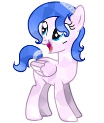 Size: 1024x1214 | Tagged: safe, oc, oc:blue brume, crystal pony, cute