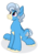 Size: 1432x2000 | Tagged: safe, artist:binkyt11, earth pony, pony, blaze (coat marking), body markings, coat markings, crossover, facial markings, globox, male, pale belly, rayman, simple background, sitting, solo, stallion, transparent background, unshorn fetlocks