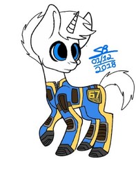 Size: 383x485 | Tagged: safe, artist:sparking_bolt, oc, oc only, pony, solo