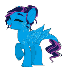 Size: 370x390 | Tagged: safe, artist:m-00nlight, oc, oc only, oc:ice wing, pegasus, pony, female, mare, simple background, solo, transparent background
