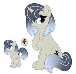 Size: 1807x1747 | Tagged: safe, artist:thehaywaiianhorse, oc, oc only, oc:vavic white, pony, unicorn, female, magical lesbian spawn, mare, offspring, parent:octavia melody, parent:vinyl scratch, parents:scratchtavia, simple background, solo, white background