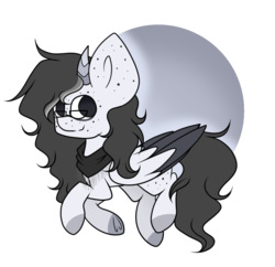 Size: 960x930 | Tagged: safe, artist:mintoria, oc, oc only, pegasus, pony, female, glasses, horns, mare, solo