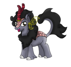 Size: 1272x1200 | Tagged: safe, artist:pokecure123, oc, oc only, oc:pokecure123, kirin, 2019 community collab, derpibooru community collaboration, kirin-ified, male, simple background, solo, species swap, transparent background