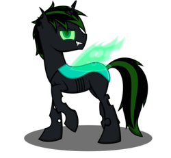 Size: 1300x1200 | Tagged: safe, artist:vampteen83, oc, oc only, oc:prince thorn, changeling, male, simple background, solo, transparent background