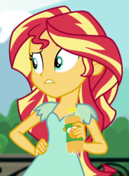 Size: 473x641 | Tagged: safe, screencap, sunset shimmer, equestria girls, equestria girls specials, g4, my little pony equestria girls: dance magic, cropped, female, orange soda, solo