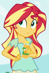 Size: 409x614 | Tagged: safe, screencap, sunset shimmer, equestria girls, equestria girls specials, g4, my little pony equestria girls: dance magic, cropped, female, orange soda, solo