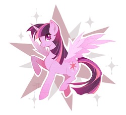 Size: 648x593 | Tagged: safe, artist:lin-麟乜, twilight sparkle, alicorn, pony, g4, female, mare, solo, twilight sparkle (alicorn), watermark