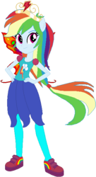 Size: 322x591 | Tagged: safe, artist:selenaede, artist:user15432, rainbow dash, fairy, human, equestria girls, g4, base used, clothes, colored wings, crown, cutie mark, cutie mark on clothes, element of loyalty, fairy princess, fairy princess outfit, fairy wings, fairyized, hand on hip, hasbro, hasbro studios, humanized, jewelry, leggings, multicolored wings, ponied up, pony ears, princess rainbow dash, rainbow wings, regalia, shoes, sneakers, solo, winged humanization, wings