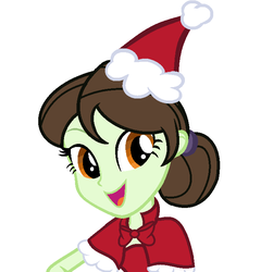 Size: 668x696 | Tagged: safe, artist:baby, derpibooru exclusive, sophisticata, equestria girls, g4, christmas, holiday