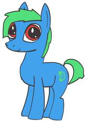 Size: 396x563 | Tagged: safe, artist:shit-tier, oc, oc only, earth pony, pony, solo