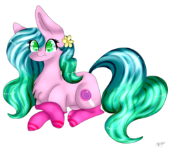 Size: 4000x3481 | Tagged: safe, artist:cat-chai, oc, oc only, oc:sugar swirl, earth pony, pony, clothes, female, mare, prone, simple background, socks, solo, transparent background