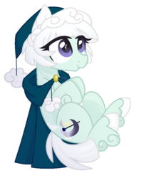 Size: 692x856 | Tagged: safe, artist:drunkencoffee, oc, oc only, earth pony, pony, cloak, clothes, female, hat, mare, nightcap, simple background, solo, transparent background