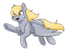 Size: 1056x811 | Tagged: safe, artist:erroremma, derpy hooves, pegasus, pony, g4, female, flying, mare, simple background, solo, transparent background
