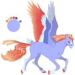 Size: 1252x1253 | Tagged: safe, artist:bijutsuyoukai, oc, oc only, pegasus, pony, blaze (coat marking), coat markings, colored wings, facial markings, female, mare, multicolored wings, one eye closed, parent:bow hothoof, parent:windy whistles, parents:windyhoof, realistic horse legs, simple background, socks (coat markings), solo, tail feathers, transparent background, wink