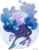 Size: 3508x4479 | Tagged: safe, artist:wolfiedrawie, princess luna, alicorn, pony, g4, female, mare, smiling, solo