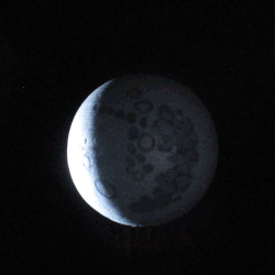 Size: 933x933 | Tagged: safe, artist:malte279, g4, animated, craft, gif, mare in the moon, moon, stop motion, styrofoam