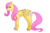 Size: 1500x1000 | Tagged: safe, artist:missedtheboats, fluttershy, pegasus, pony, g4, cutie mark, female, lidded eyes, looking back, mare, request, simple background, smiling, solo, transparent background