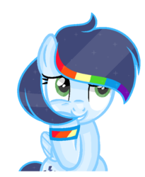 Size: 600x731 | Tagged: safe, artist:sunsetlicious, oc, oc only, oc:rainbow thunder, pegasus, pony, base used, female, mare, offspring, parent:rainbow dash, parent:soarin', parents:soarindash, simple background, solo, transparent background