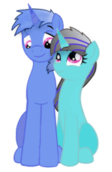 Size: 698x1061 | Tagged: safe, artist:domodd, oc, oc only, oc:alskar, oc:erinnia, pony, 2019 community collab, derpibooru community collaboration, art, base used, brother and sister, couple, family, female, first time, indonesia, indonesian, male, mare, simple background, sitting, stallion, transparent background, vector