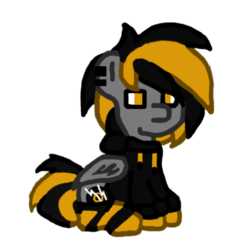 Size: 1200x1200 | Tagged: safe, artist:gusty sunlight, oc, oc only, pony, 2019 community collab, derpibooru community collaboration, pony town, clothes, hoodie, simple background, socks, solo, trace, transparent background