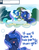 Size: 1280x1654 | Tagged: safe, artist:pinkami, princess luna, oc, oc:wind soul, alicorn, pony, tumblr:ask lazy luna, g4, alicorn oc, ask, comic, hat, imagination, lazy, tea party, tumblr