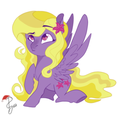 Size: 1920x1790 | Tagged: safe, artist:poowndraww, lily blossom, pegasus, pony, g4, female, mare, simple background, solo, transparent background