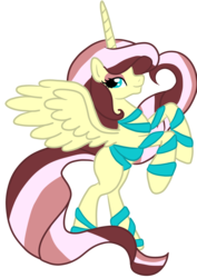 Size: 2893x4092 | Tagged: safe, artist:koharuveddette, oc, oc only, oc:sweet relief, alicorn, pony, alicorn oc, female, mare, rearing, solo