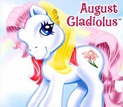 Size: 250x216 | Tagged: safe, august gladiolus, pony, g3, birthflower ponies, female, solo