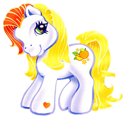 Size: 250x238 | Tagged: safe, citrus sweetheart, earth pony, pony, g3, female, mare, simple background, solo, white background