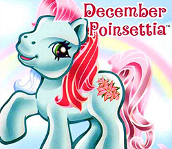 Size: 250x217 | Tagged: safe, december poinsettia, pony, g3, birthflower ponies, female, solo