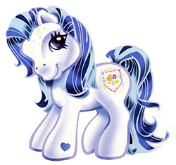 Size: 250x235 | Tagged: safe, denim blue, pony, g3, female, mare, simple background, solo, white background