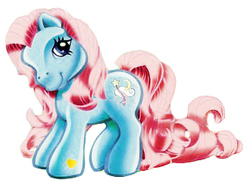 Size: 330x245 | Tagged: safe, dream blue, earth pony, pony, g3, female, simple background, solo, white background