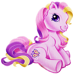 Size: 250x252 | Tagged: safe, fluttershy (g3), pony, g3, female, simple background, solo, white background