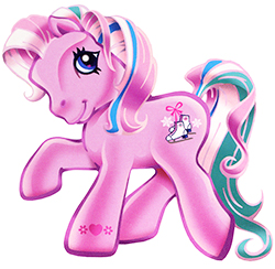 Size: 250x244 | Tagged: safe, glitter glide, pony, g3, female, solo
