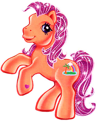 Size: 250x308 | Tagged: safe, island rainbow (g3), earth pony, pony, g3, female, mare, simple background, solo, white background