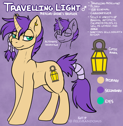 Size: 1161x1189 | Tagged: safe, artist:felisrandomis, oc, oc only, oc:travelling light, eyelashes, male, reference sheet, stallion, trap