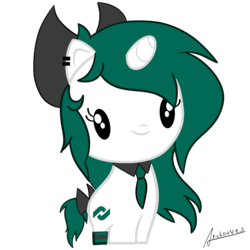 Size: 1500x1500 | Tagged: safe, artist:archooves, oc, oc only, oc:conalep, pony, unicorn, cutie mark crew, simple background, solo, toy, transparent background