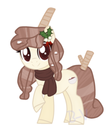 Size: 1024x1166 | Tagged: safe, artist:jxst-blue, oc, oc only, oc:cakao, food pony, original species, pony, female, food, ponified, simple background, solo, transparent background