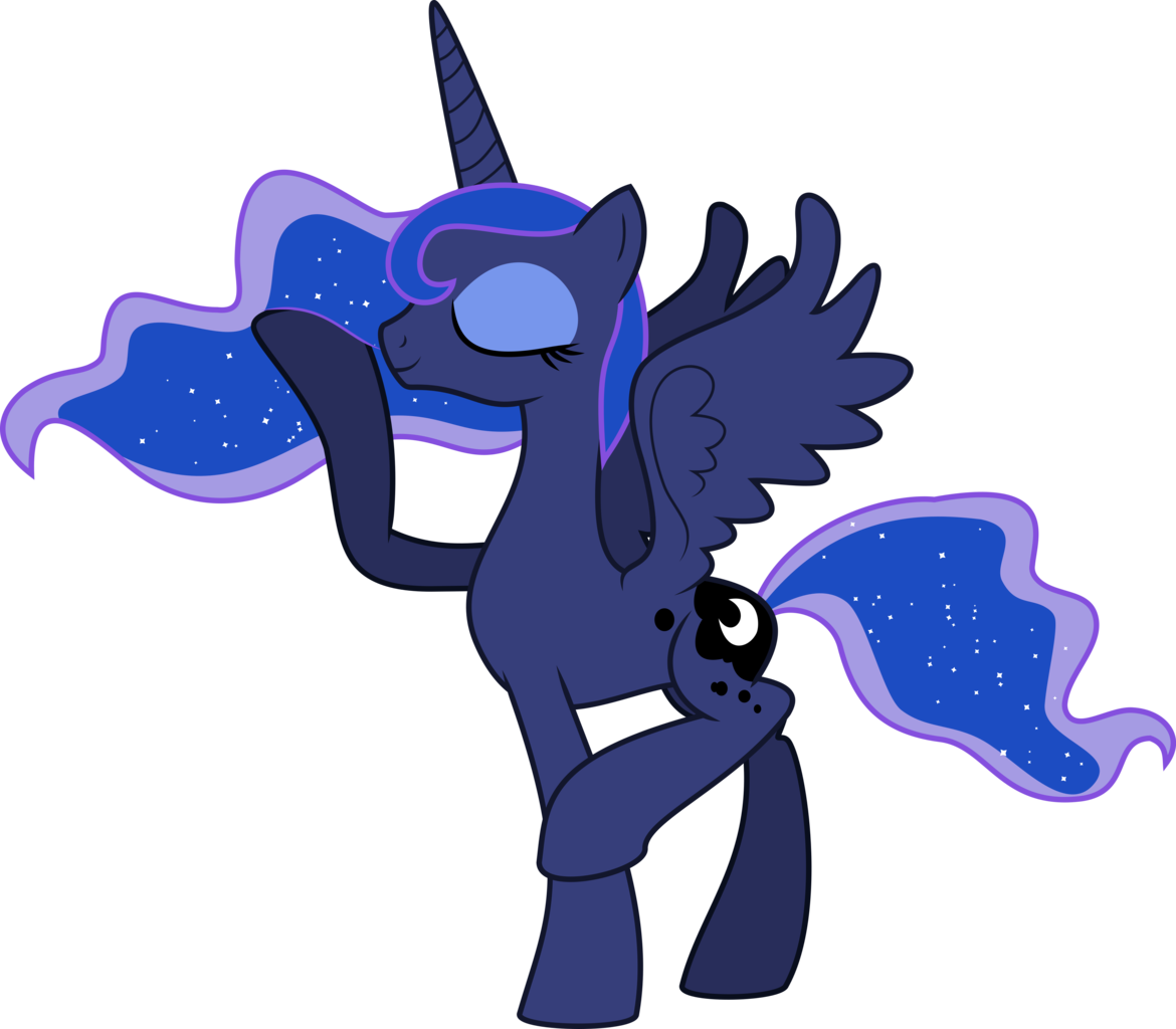 Safe Artist Wissle Princess Luna Alicorn Pony G Eyes Closed Female High Res