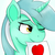 Size: 600x600 | Tagged: safe, artist:dashy21, lyra heartstrings, pony, unicorn, g4, bust, female, heart, mare, mouth hold, one eye closed, portrait, smiling, solo