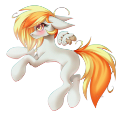 Size: 3146x3000 | Tagged: safe, artist:jun1313, oc, oc only, pegasus, pony, art trade, blushing, female, floating wings, floppy ears, high res, mare, simple background, solo, transparent background