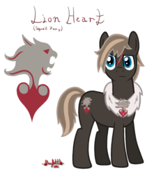 Size: 859x970 | Tagged: safe, artist:arylett-charnoa, pony, final fantasy, final fantasy viii, ponified, squall leonhart