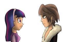 Size: 3095x2000 | Tagged: safe, artist:keytee-chan, twilight sparkle, human, g4, final fantasy, final fantasy viii, high res, humanized, squall leonhart