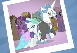 Size: 716x496 | Tagged: safe, artist:grubandgaming16th, edit, edited screencap, screencap, fancypants, rarity, a canterlot wedding, g4, my little pony: friendship is magic, female, male, ship:raripants, shipping, straight