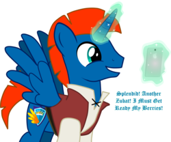 Size: 2372x1973 | Tagged: safe, artist:shadymeadow, oc, oc only, oc:hyper wing, alicorn, pony, alicorn oc, cellphone, clothes, horn, magic, male, phone, simple background, solo, stallion, transparent background, wings