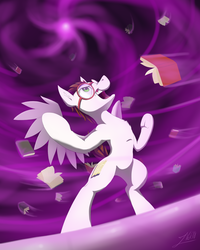 Size: 2400x3000 | Tagged: safe, artist:zoarvek, oc, oc only, pegasus, pony, glasses, high res, male, solo, stallion