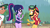 Size: 1920x1080 | Tagged: safe, screencap, sci-twi, sunset shimmer, timber spruce, twilight sparkle, equestria girls, g4, my little pony equestria girls: better together, unsolved selfie mysteries, beach shorts swimsuit, clothes, dive mask, geode of telekinesis, glasses, goggles, lifeguard timber, magical geodes, male, one-piece swimsuit, ponytail, sci-twi swimsuit, sleeveless, snorkel, sunset shimmer's beach shorts swimsuit, swimsuit, trio